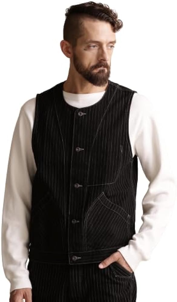 Amazon | [Schott NYC] [ショット] OLD HICKORY DENIM VEST/オールド