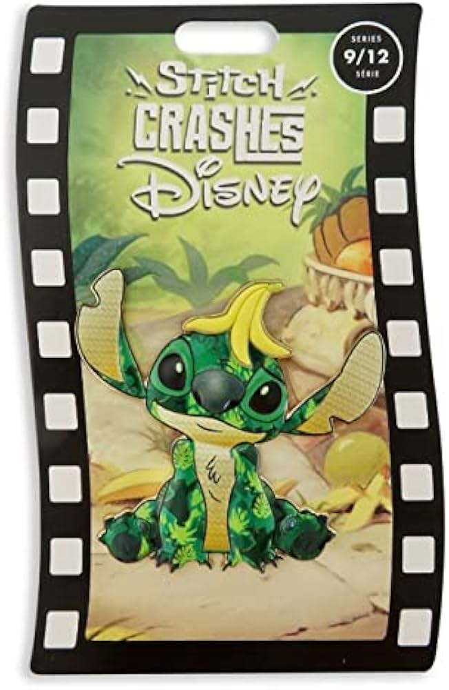 Amazon.com: ornaments Stitch Crashes Disney Jumbo Pin – The Jungle