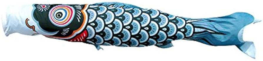 Amazon | こいのぼり 友禅鯉 単品鯉のぼり 黒鯉 4M 【徳永こいのぼり