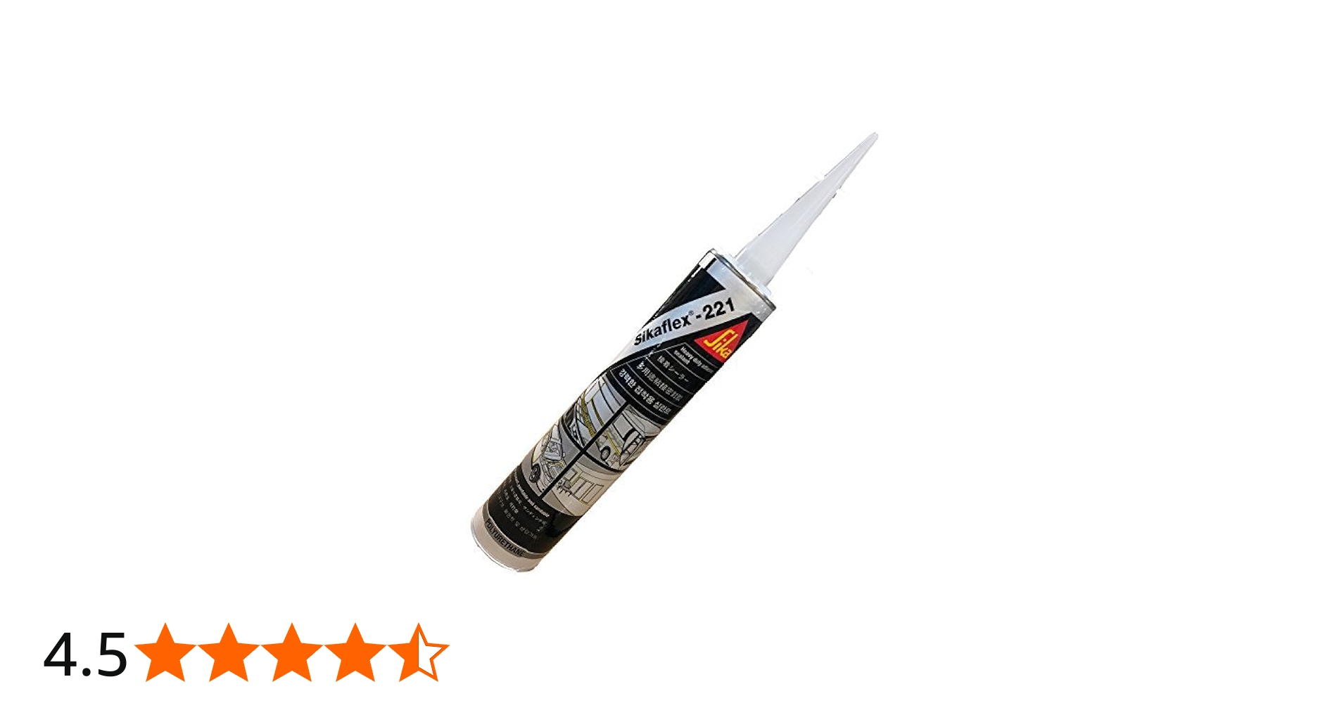 Amazon.co.jp: シーカフレックス 221 ブラック 310ml 多目的シーリング