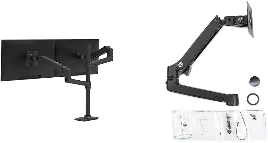 Amazon.co.jp: 【セット買い】エルゴトロン LX デスク デュアル