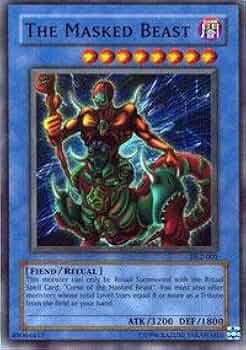 Amazon.com: Yu-Gi-Oh! - The Masked Beast (DL2-001) - Duelist
