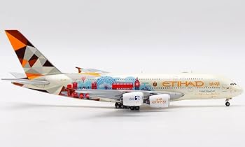 Amazon.com: JC Wings for ETIHAD for Airbus A380 A6-APE Choose The