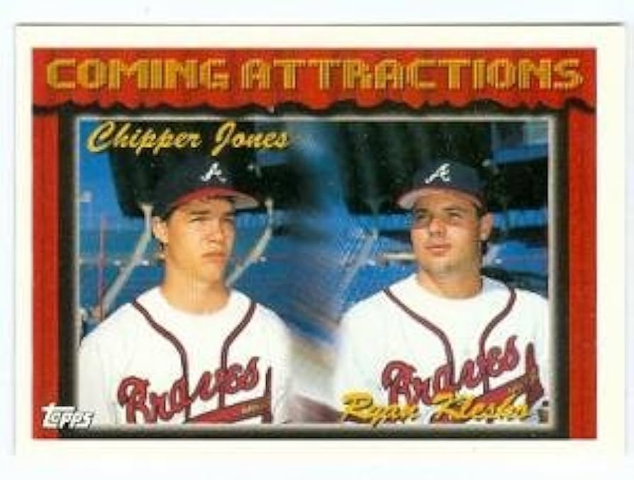 Amazon.com: Ryan Klesko and Chipper Jones baseball card (Atlanta
