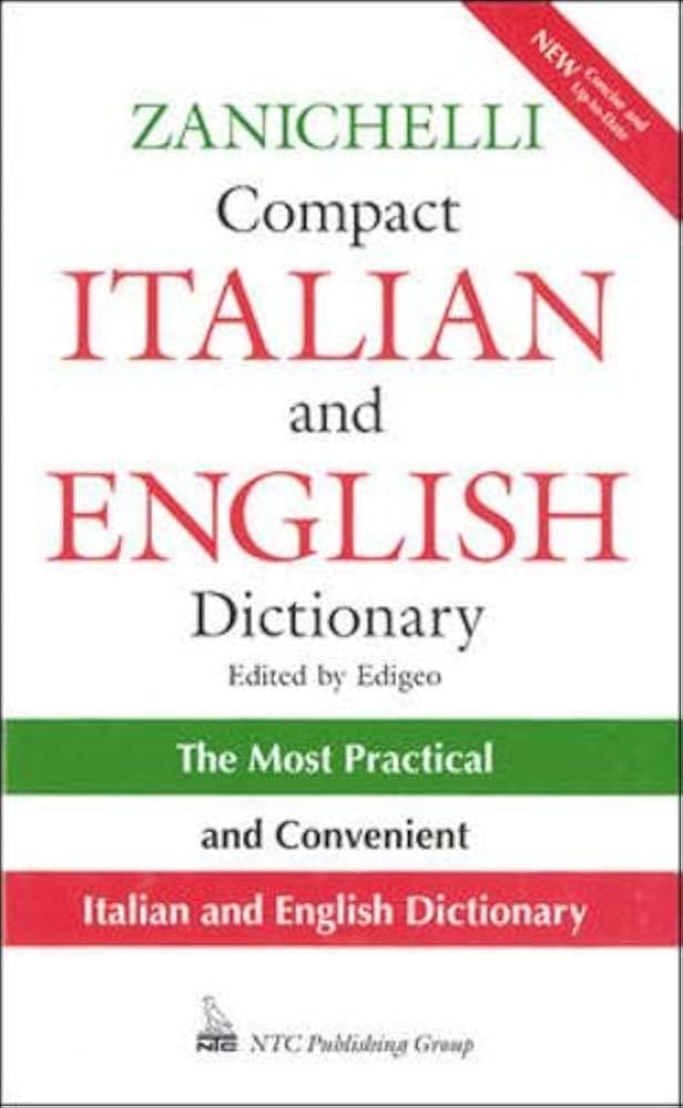 Amazon.com: Zanichelli Compact Italian and English Dictionary