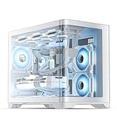 Amazon | AsiaHorse Micro ATX PCケース ミドルタワー デュアル