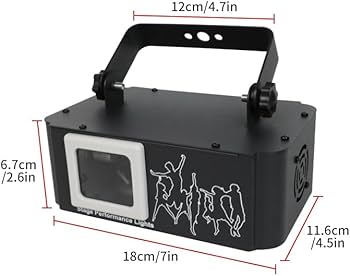 PAIFIEVD 3D RGBビームプロジェクターライト2台 Amazon.co.jp