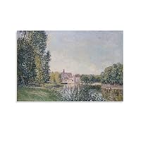 Amazon.co.jp: パリの春、リンゴの花、1879年 アルフレッド・シスレー