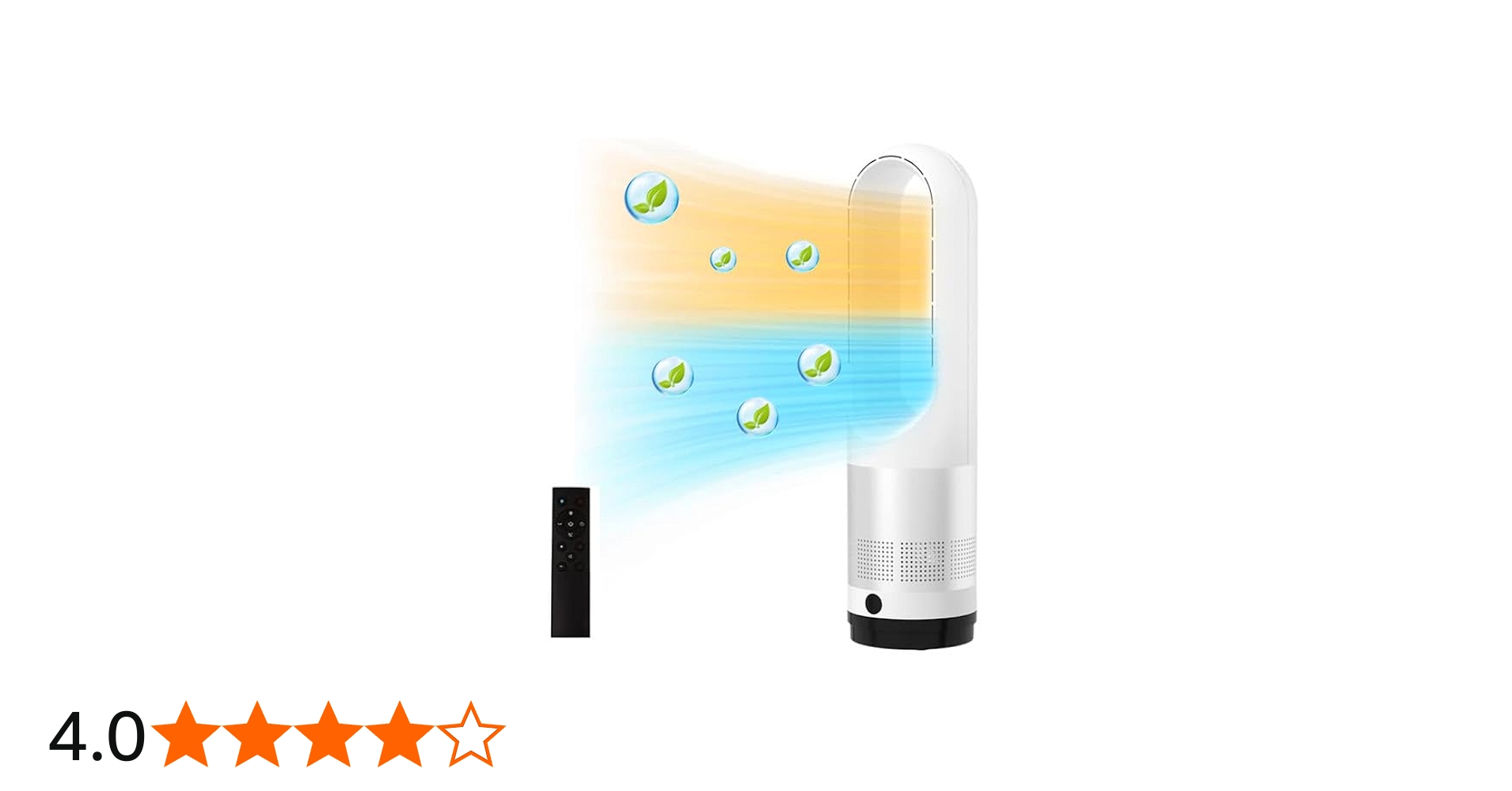 Amazon | 【2025最新冷暖兼用】扇風機 羽なし タワーファン 3段階