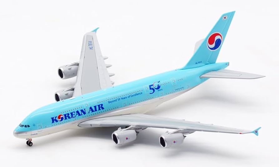 Amazon.co.jp: JC Wings 1/400 完成品 for Korean Air for Airbus A380
