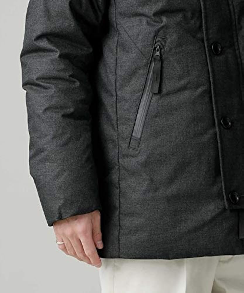 Amazon | [ナノ・ユニバース] 河田フェザー コーティングロングダウン