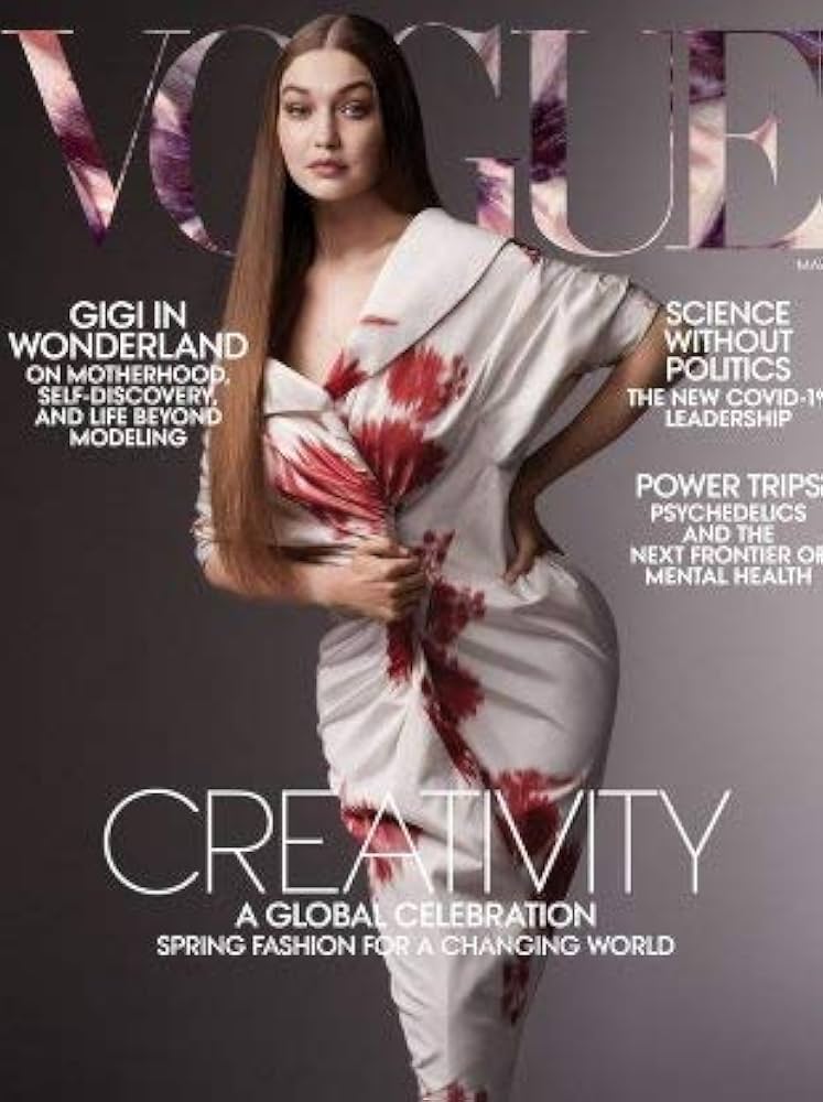 Amazon.co.jp: Vogue magazine March 2021 - Gigi Hadid cover : 本