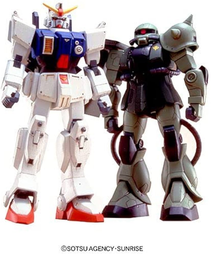 Amazon | HG 1/144 RX-79 ガンダム VS MS-06J ザクII (機動戦士