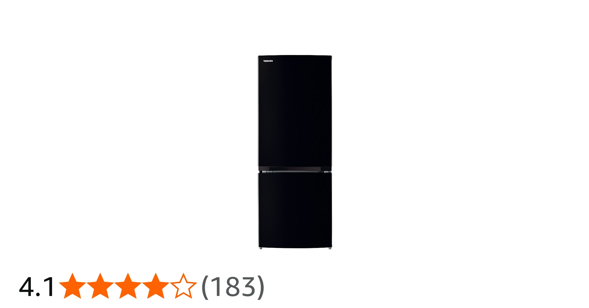 Amazon.co.jp: 東芝 冷蔵庫 幅47.9㎝ 153L セミマットブラック GR