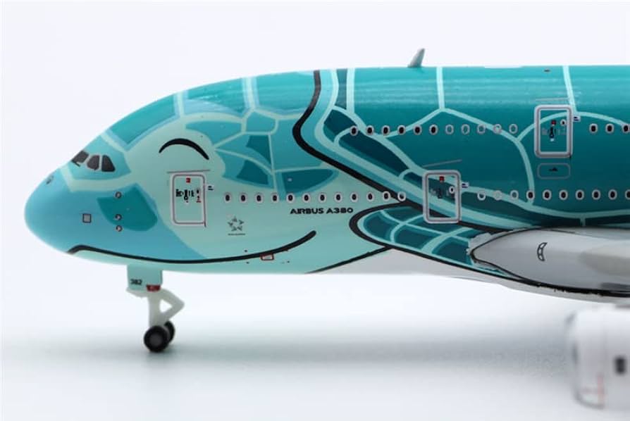 Amazon.com: JC Wings ANA Kai Airbus A380 JA382A Green Turtle 1:500