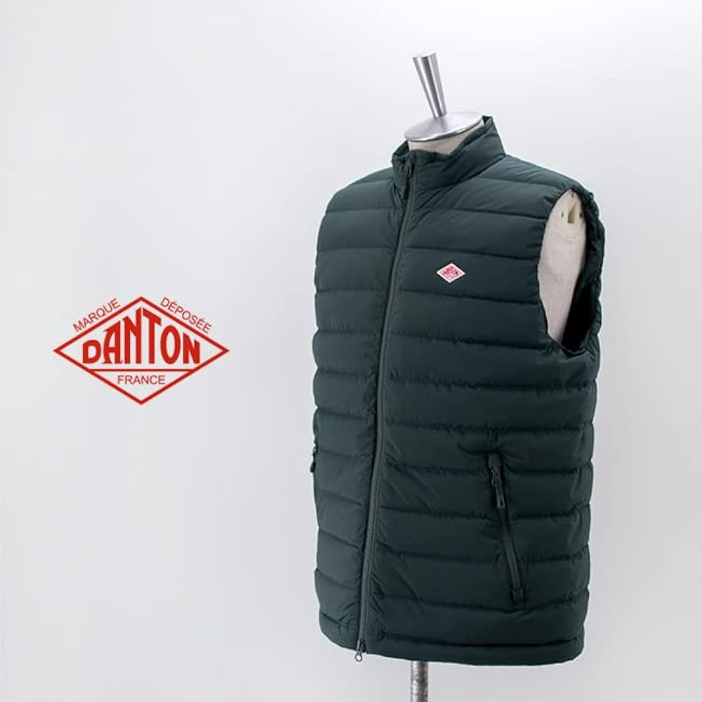Amazon | [ダントン] メンズ スタンドカラーダウンベスト［DT-A0189NPS