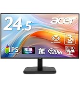 Amazon.co.jp: Acer モニター 24.5インチ フルHD 非光沢 IPS 120Hz 1ms
