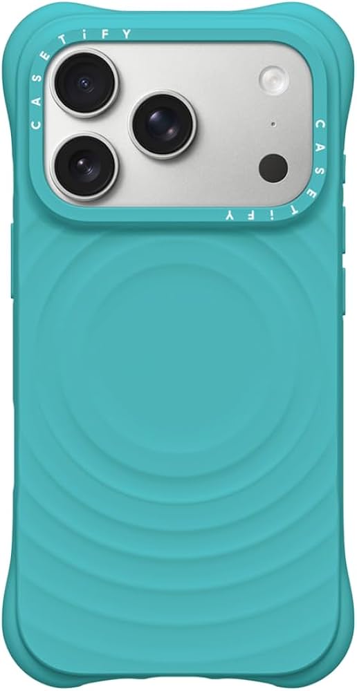 Amazon.co.jp: CASETiFY ウェーブ シリコン iPhone 17 Pro ケース [波