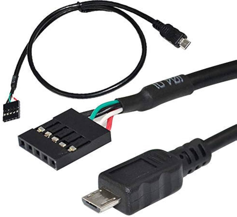 Amazon | Rosebe USB 5ピン、マザーボードケーブル 5ピン 1ポート