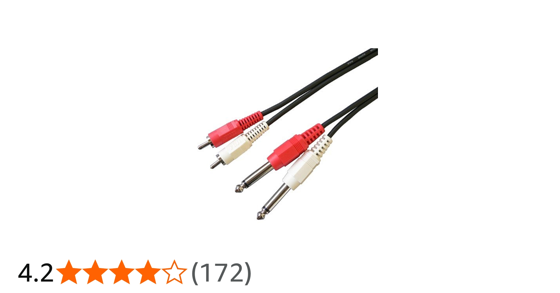 Amazon.co.jp: F-Factory [Music Series] Line Cable One Side: RCA