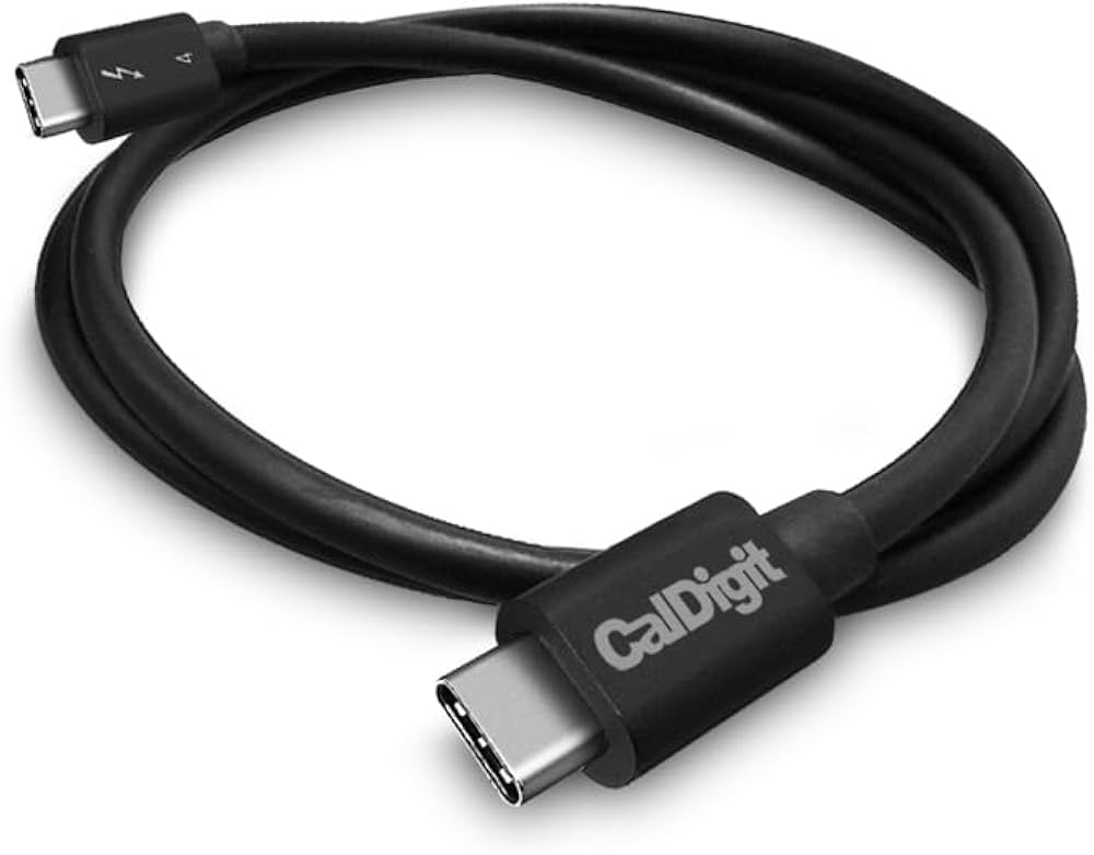 Amazon.com: CalDigit Thunderbolt 4 Cable - 40Gbps 100W Power