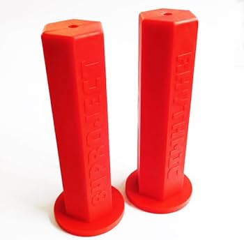 Amazon.co.jp: バイク 84グリップ 赤 ハチヨン 六角グリップ ハンドル