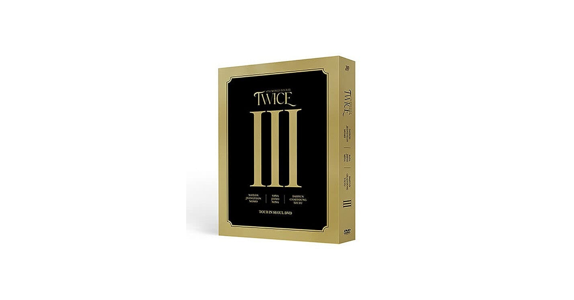 TWICE 4TH WORLD TOUR Ⅲ IN SEOUL DVD+FOLDED POSTER(FIRST PRESS
