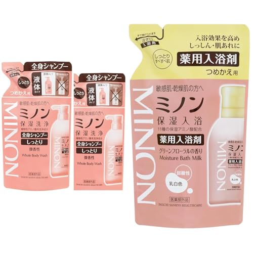第一三共ヘルスケア ミノン 全身シャンプー しっとりタイプ 380ml 2個