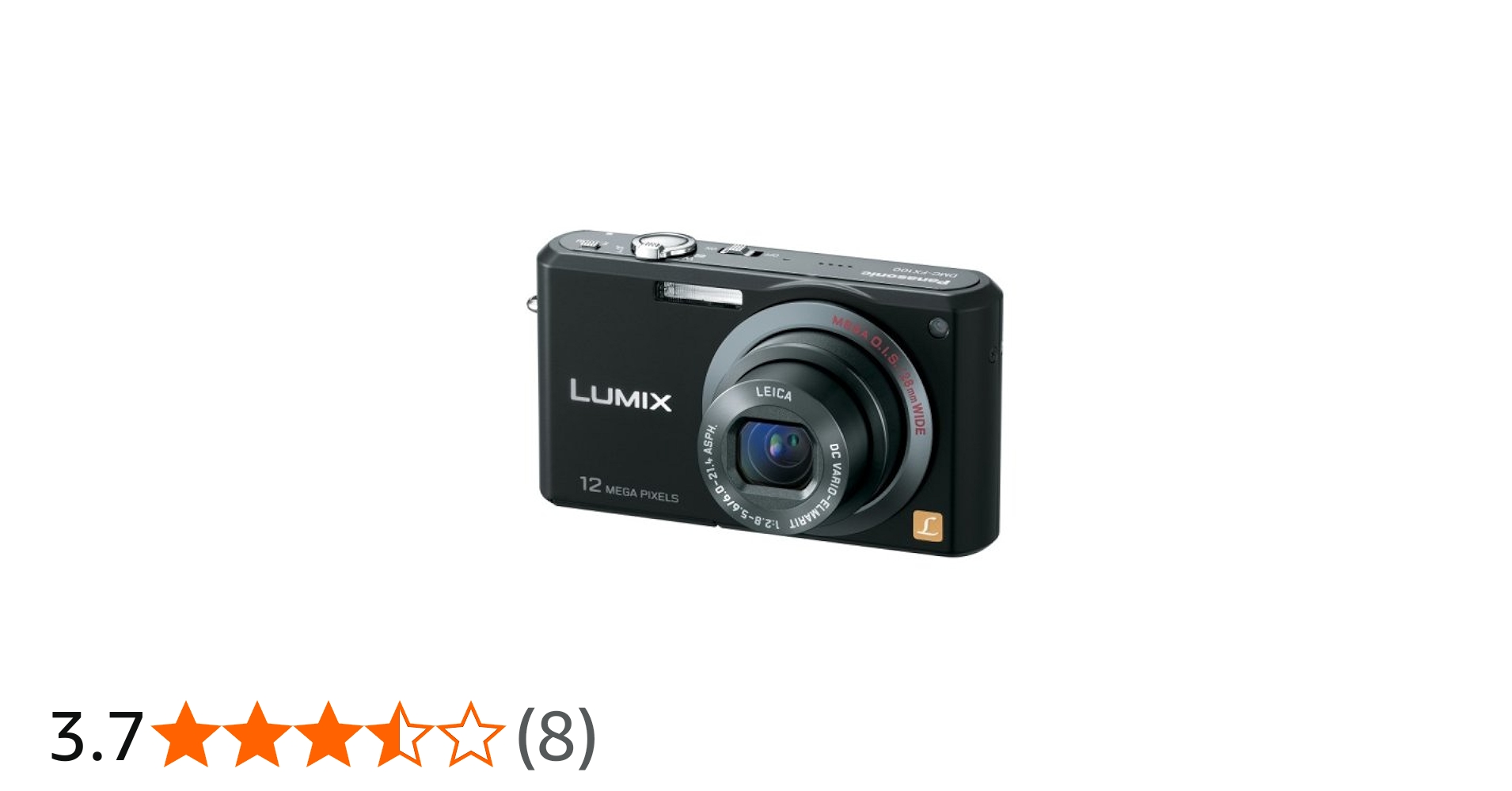Amazon.co.jp: Panasonic Lumix FX100 Digital Camera, Black, DMC