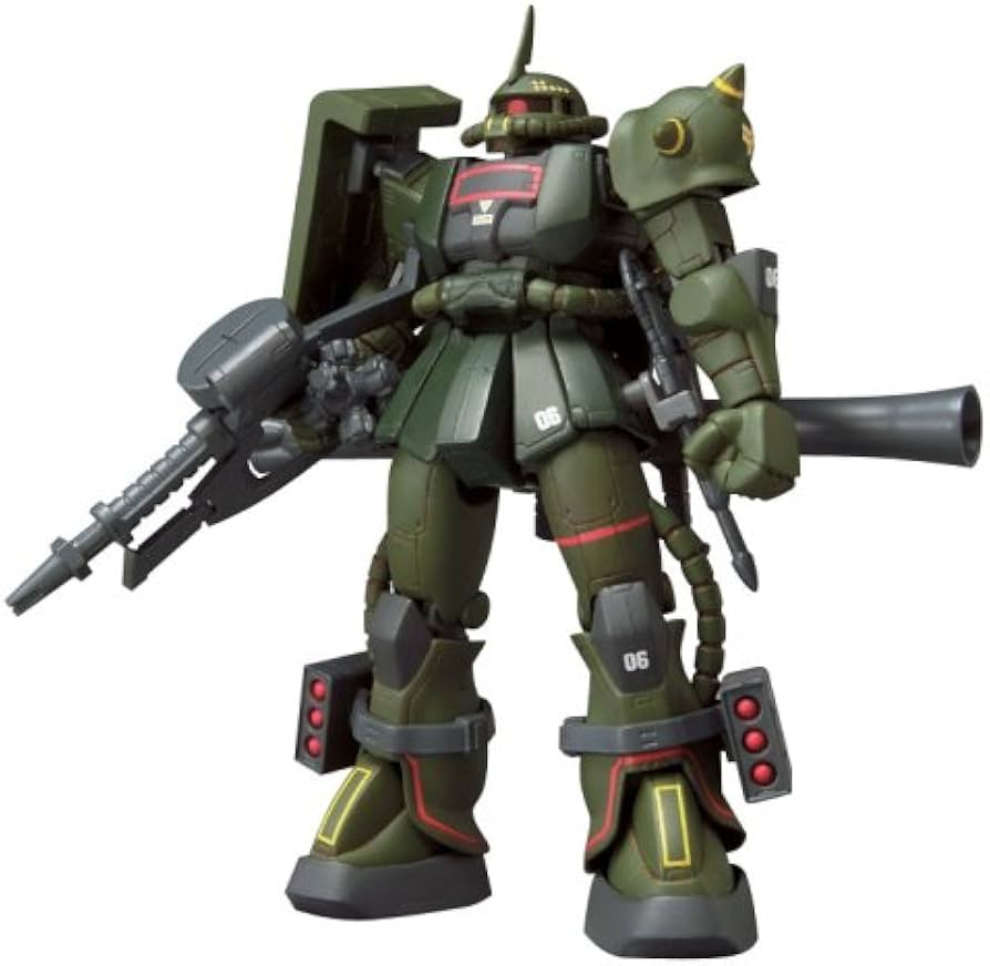 Amazon.com: Extended MSIA: MS-06F Zaku II Real Type Color Gundam