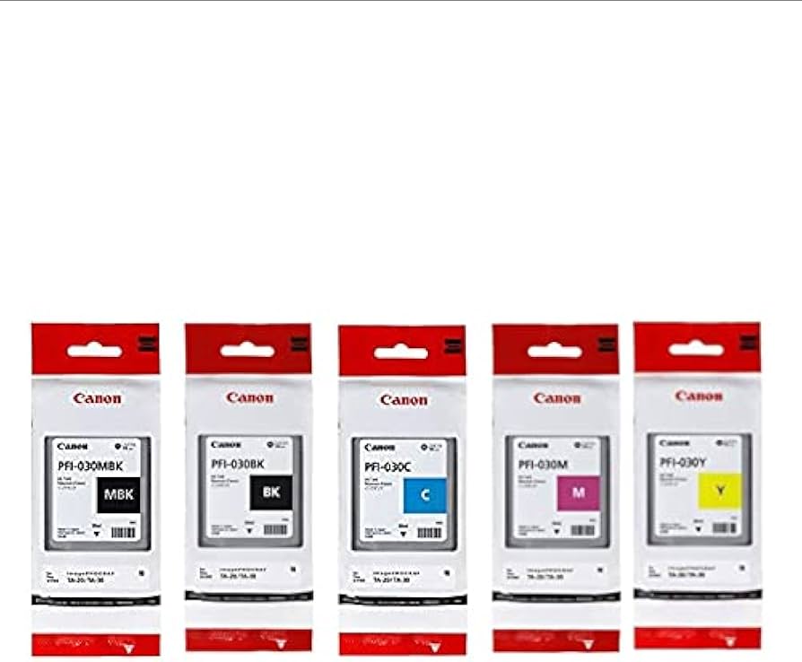 Amazon.co.jp: 【純正品5色セット】キヤノン インクボトル PFI-030