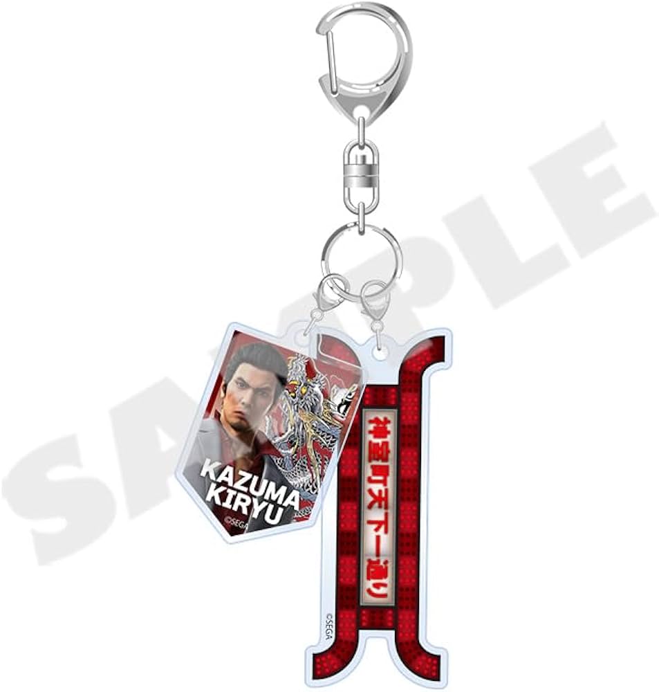 Amazon.co.jp: 『龍が如く』神室町アクリルキーホルダー 桐生一馬 : ゲーム