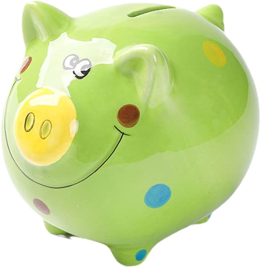 Amazon | 豚の貯金箱 ブタの貯金箱 豚 陶器 ピギーバンク ぶたの貯金箱
