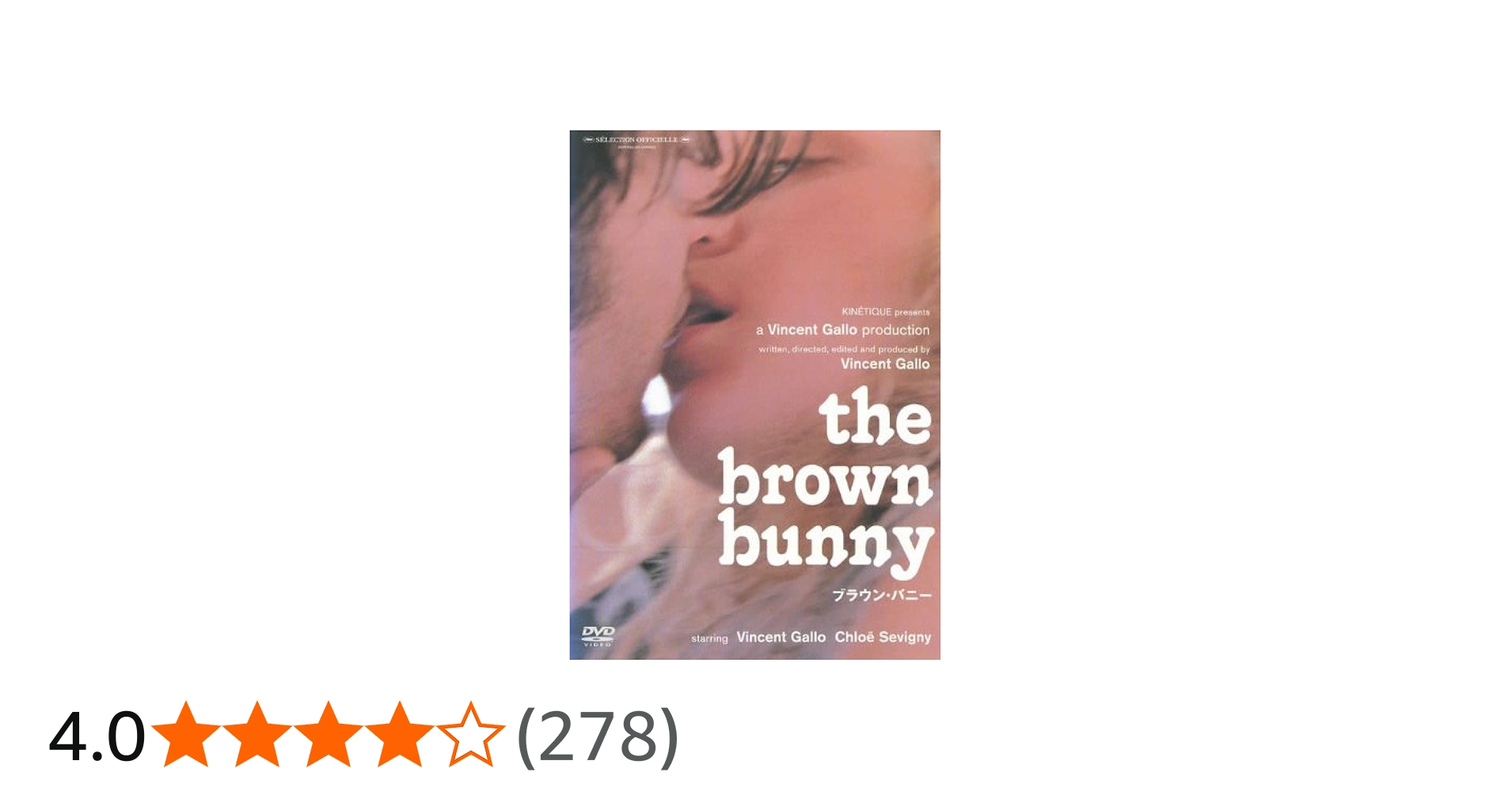 Amazon.co.jp: ブラウン・バニー [ヴィンセント・ギャロ／クロエ