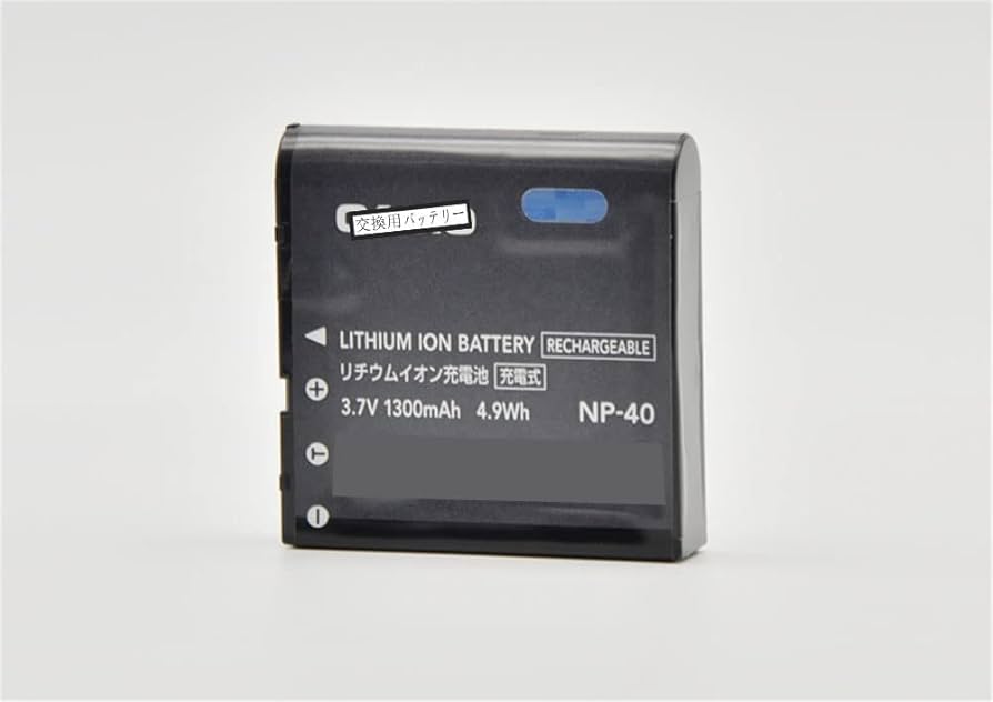 Amazon | NP-40 1300mAh 交換用の電池 Casio/カシオ EX-Z200 Z300 Z400