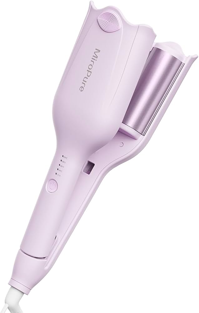 Amazon | MiroPure ヘアアイロン カール ウェーブアイロン 34㎜ 挟む