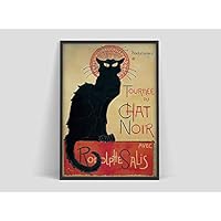 Tournee du Chat Noir ルシャノワール 黒猫の刺繍 スタンラン アートT