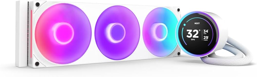 Amazon | NZXT Kraken Elite 360 RGB v2 White 簡易水冷CPUクーラー RL