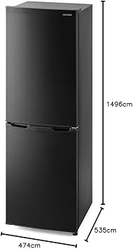 Amazon.co.jp: アイリスオーヤマ 冷蔵庫 162L 静音 省エネ ノンフロン