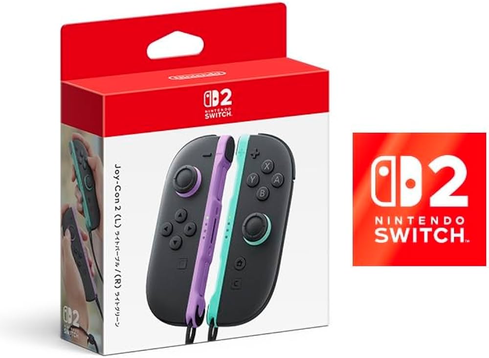 Amazon.co.jp: 【任天堂純正品】Joy-Con 2 (L) ライトパープル/(R