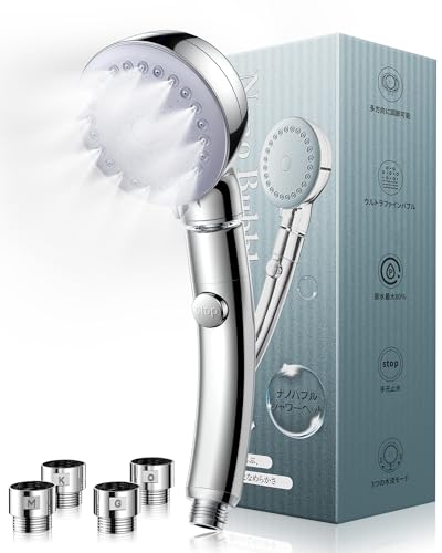 節水しながら美肌＆美髪！Anyceeのマイクロナノバブルシャワーヘッドが