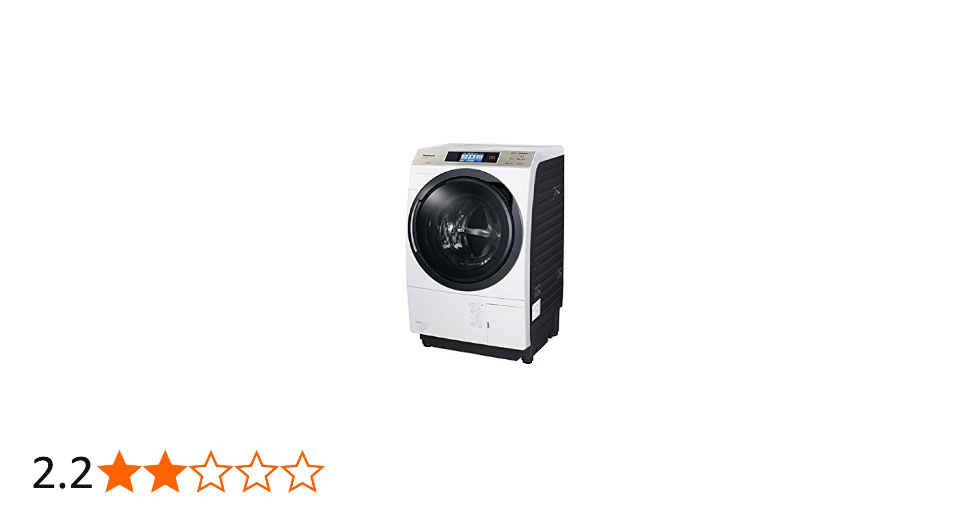 Amazon | Panasonic ドラム式洗濯乾燥機 左開き 10kg クリスタル