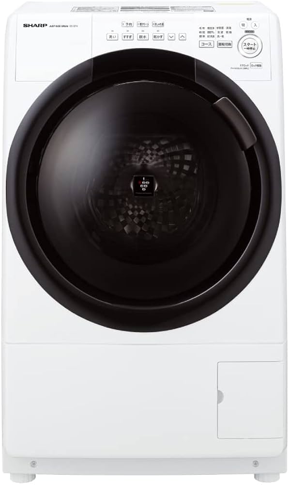 Amazon.co.jp: SHARP ES-S7H-WL Front-Load, Washer/Dryer, 15.4 lbs