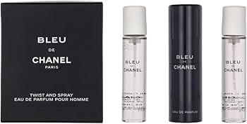 Amazon.com : Chanel Bleu De Eau De Parfum Travel Spray for Men 3 X