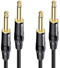 Amazon.co.jp: Cable Matters 2本セット ギターケーブル - 1.8m