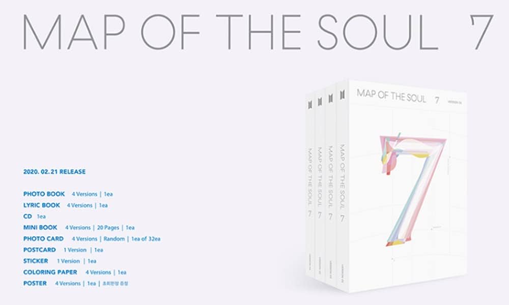 ver.4) BTS - MAP of The Soul : 7Release Date : 2020.02.21 - Amazon
