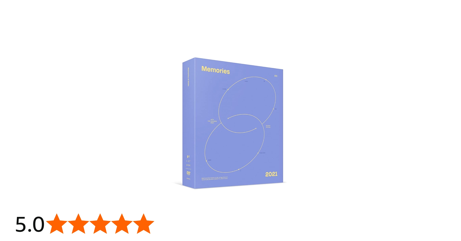 BTS - Memories of 2021 (DVD) : Amazon.ca: Toys & Games