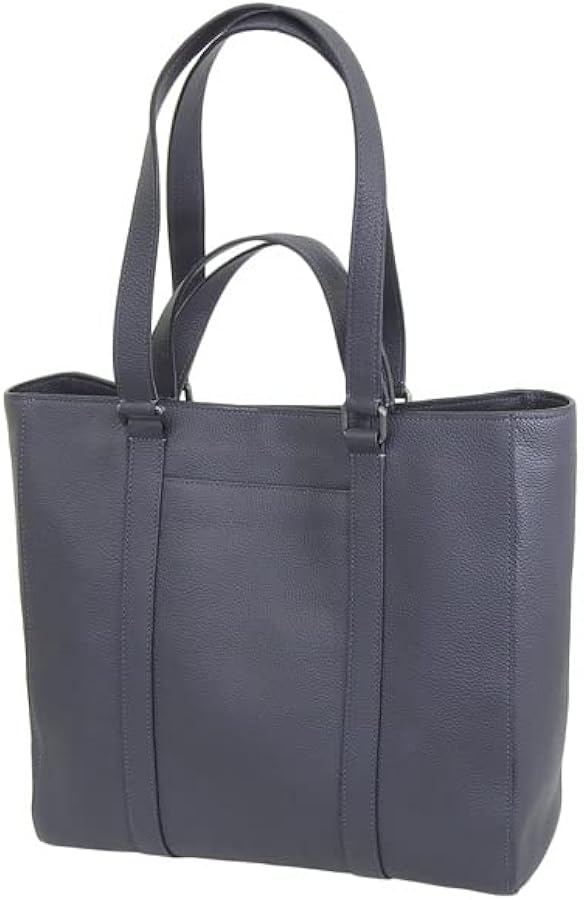 未使用級 coach ビジネス トート ダークネイビー ダブルハンドル