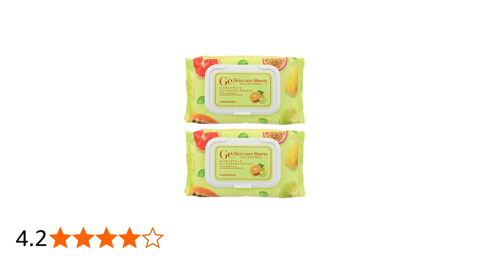 Amazon | チャームゾーン Geスキンケアシート シトラスエクストラ