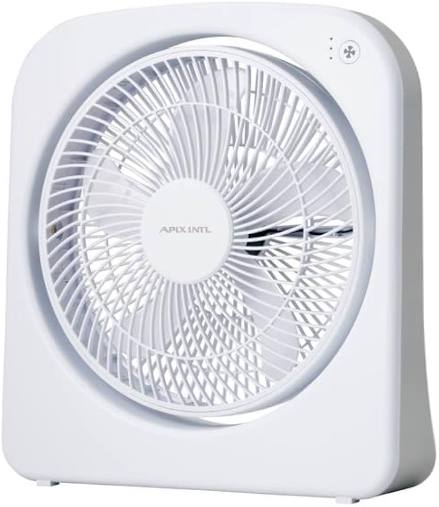 Amazon | APIX 2電源式スリムファン 扇風機 ホワイト | ノーブランド品